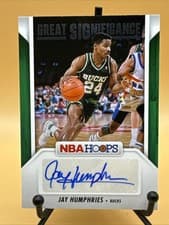2024-25 Hoops Great SIGnificance Jay Humphries #GS-JHB card