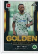 Julian Green 2021 Topps Chrome Bundesliga Golden Generation card