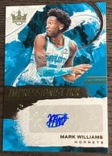 2024-25 Panini Court Kings Impressionist Ink Autographs Mark Williams #II-MRK card