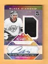 2024-25 Upper Deck Black Diamond Jewels of the Draft Rookies Akil Thomas #JD-AT card