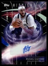 2025-26 Topps Midnight Stroke of Midnight Autographs Daniel Gafford #SM-DG card