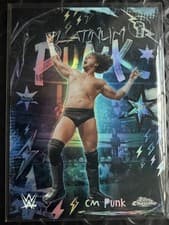 2026 Topps Chrome WWE Platinum Punk CM Punk #PLP-1 card