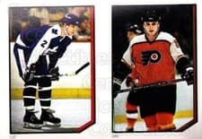 Gary Nylund, Peter Zezel 1986 O-Pee-Chee Sticker card