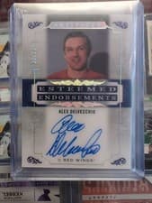 2024-25 Upper Deck Artifacts Esteemed Endorsements Alex Delvecchio #EE-AD card