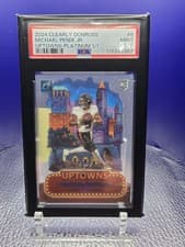 2024 Clearly Donruss Uptowns Michael Penix Jr. #8 card