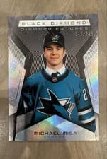2025-26 Upper Deck Black Diamond Diamond Futures Michael Misa #BDF-MM card