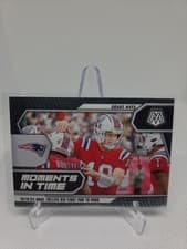 Drake Maye 2025 Panini Mosaic Moments in Time card