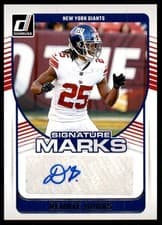 2024 Donruss Signature Marks Deonte Banks #SMA-DBA card
