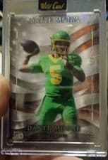 2025 Bowman University Chrome Campus Star Signatures Dante Moore #CSS-DM card