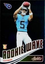 2025 Panini Absolute Rookie Wave Elic Ayomanor #RW-EAR card
