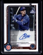 2025 Topps Pro Debut Base Set Cole Mathis #PD-43 card