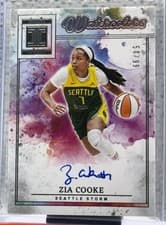 2025 Panini Impeccable WNBA Water Colors Zia Cooke #23 card