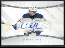 2024-25 Upper Deck Artifacts Autograph Facts Connor Clifton #AF-CC card
