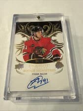 2024-25 Upper Deck Ice Exquisite Collection Rookies Signatures Frank Nazar #ERS-FN card