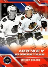 Connor Bedard 2025 Upper Deck National Hockey Card Day card