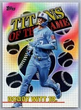 Bobby Witt Jr. 2026 Topps Titans Of The Game card