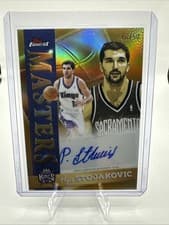 2025-26 Finest Masters Autographs Peja Stojakovic #MA-PS card