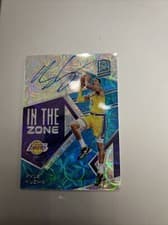 Kyle Kuzma 2018 Panini Spectra in the Zone Autographs card