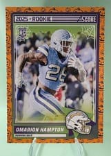 2025 Score Rookies Omarion Hampton #37 card