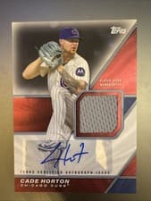 2026 Topps Major League Material Autographs Cade Horton #MLM2-CH card