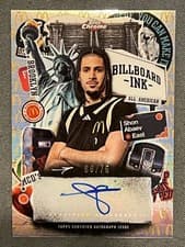2025 Topps Chrome McDonald's All American Billboard Ink Shon Abaev #BI-SA card