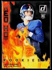 2025 Donruss Red Hot Rookies Jaxson Dart #RHR-JXD card