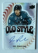 2024-25 Upper Deck Premier Old Style Signatures Joe Pavelski #OS-JP card