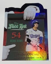 2025 Topps Holiday Making the Nice List Shohei Ohtani #MNL-1 card