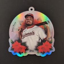 2025 Topps Holiday Oversized Die-Cut MLB Ornaments James Wood #OO-5 card