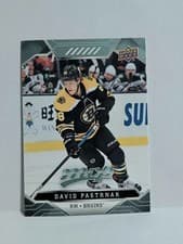 David Pastrnak 2019 Upper Deck MVP card