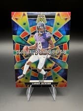 Lamar Jackson 2025 Panini Mosaic Kaleidoscopic card