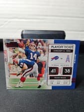 Frank Reich 2021 Panini Contenders Playoff Ticket card