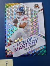 2025 Panini Mosaic Men of Mastery Malik Nabers #4 card