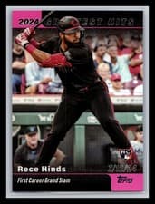 Rece Hinds 2025 Topps 2024 Greatest Hits card