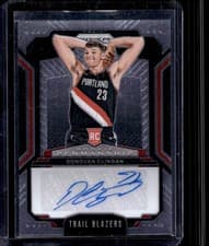 2024-25 Panini Prizm Rookie Penmanship Donovan Clingan #RPE-DOC card