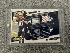 2024 Panini Absolute Tools of the Trade Quad Drake Maye #TOTQ-DME card