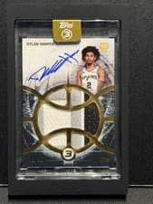 2025-26 Topps 3 Relics Autographs Prime Dylan Harper #RAP-DH card