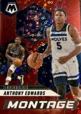 2024-25 Panini Mosaic Montage Anthony Edwards #12 card