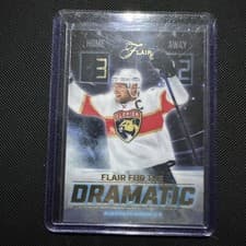 2025-26 Flair Flair for the Dramatic Autographs Aleksander Barkov #FTD-18 card