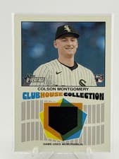 Colson Montgomery 2026 Topps Heritage Clubhouse Collection Relics card