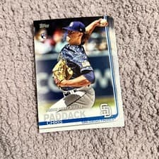 Chris Paddack 2019 Topps Update card