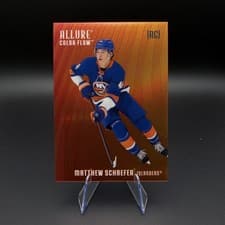 2025-26 Upper Deck Allure Color Flow Extended Rookies Matthew Schaefer #CF-MS card