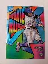 2025 Topps Chrome All-Etch Rookie Rush Luisangel Acuna #CERR-11 card