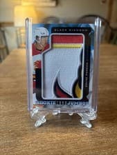 2025-26 Upper Deck Black Diamond Rookie Team Logo Jumbo Puzzle Patch Zayne Parekh #RTL-ZP card