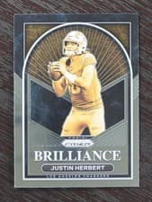 2022 Panini Prizm Brilliance Justin Herbert Silver #B-7 card