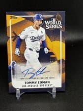 2025 Topps World Champion Autographs Tommy Edman #WCA-TD card