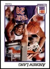 1991-92 Hoops Base Set Andrew Lang #166