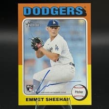 2024 Topps Heritage Real One Autograph Emmet Sheehan #ROA-ES card