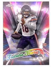 Caleb Williams 2024 Topps Chrome Future Stars card