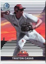 Triston Casas 2022 Bowman Chrome 2021 AFL Fall Stars card